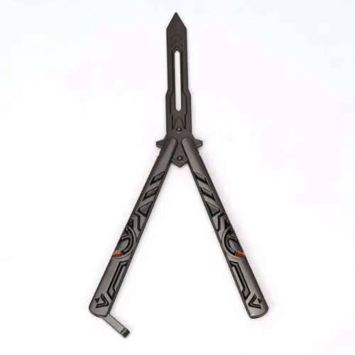 Тренировочный нож Balisong Butterfly металлический стальной ящик для тренировок подарки
