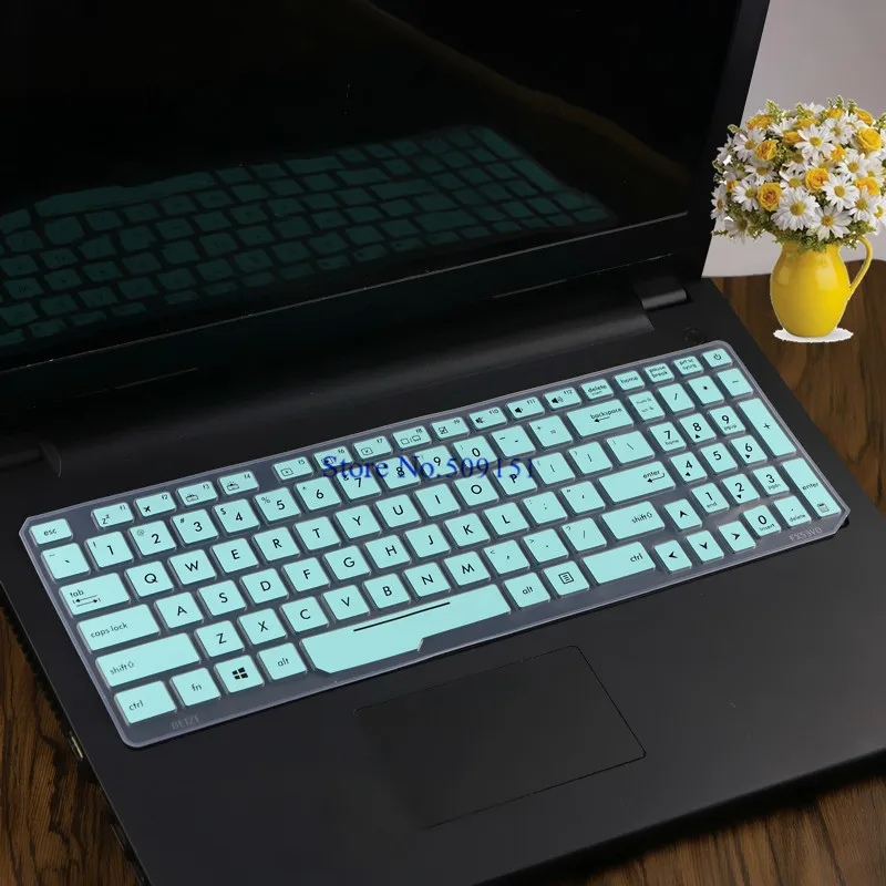 Skyblue Для Asus ROG Strix GL553VD GL553 FZ53VD FX553VE FX553VD FX53VW GL753VE ZX53VW 15 17 дюймов Тетрадь крышка клавиатуры - Цвет: Skyblue
