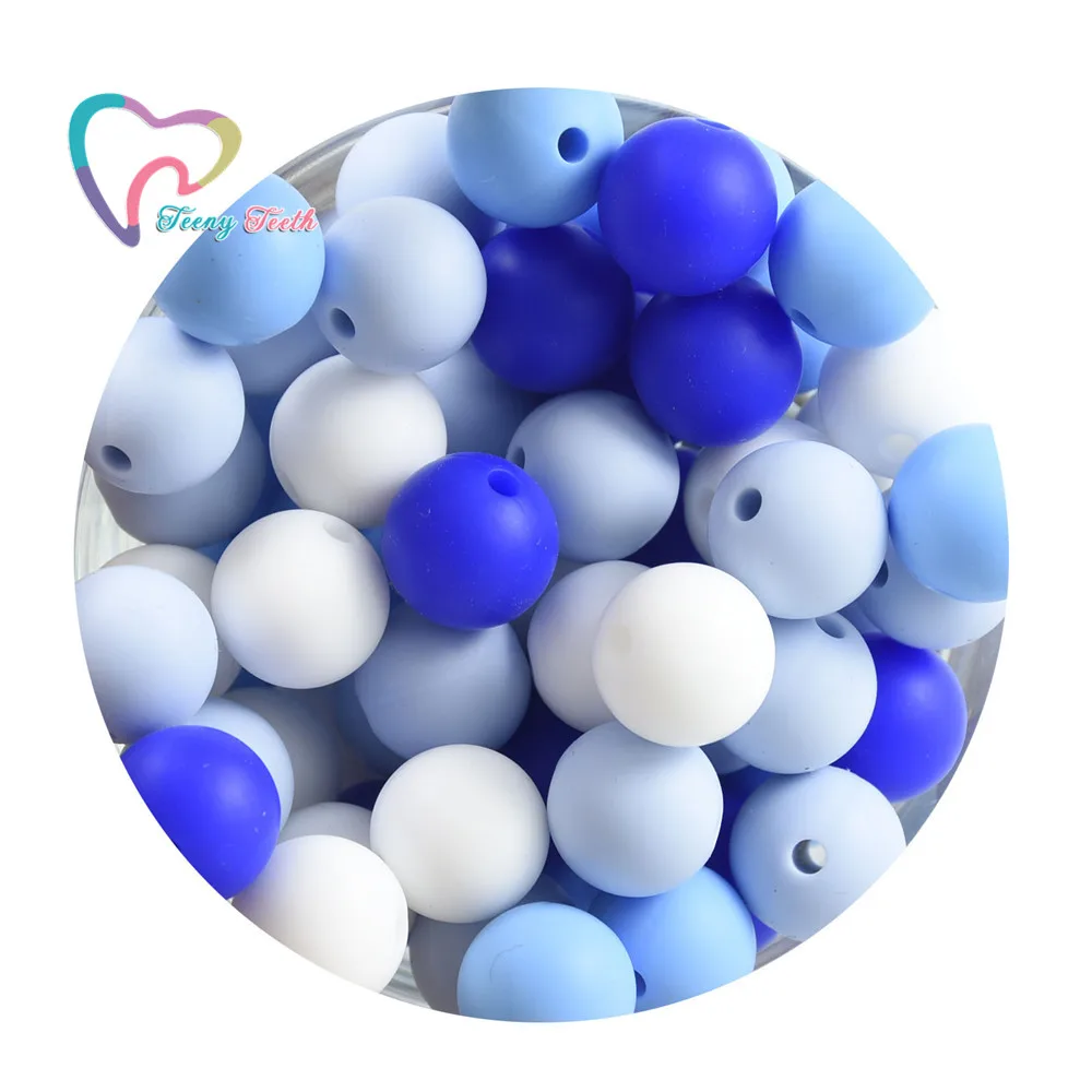 40 шт. монохромные силиконовые шарики 12 мм|Бусины| |