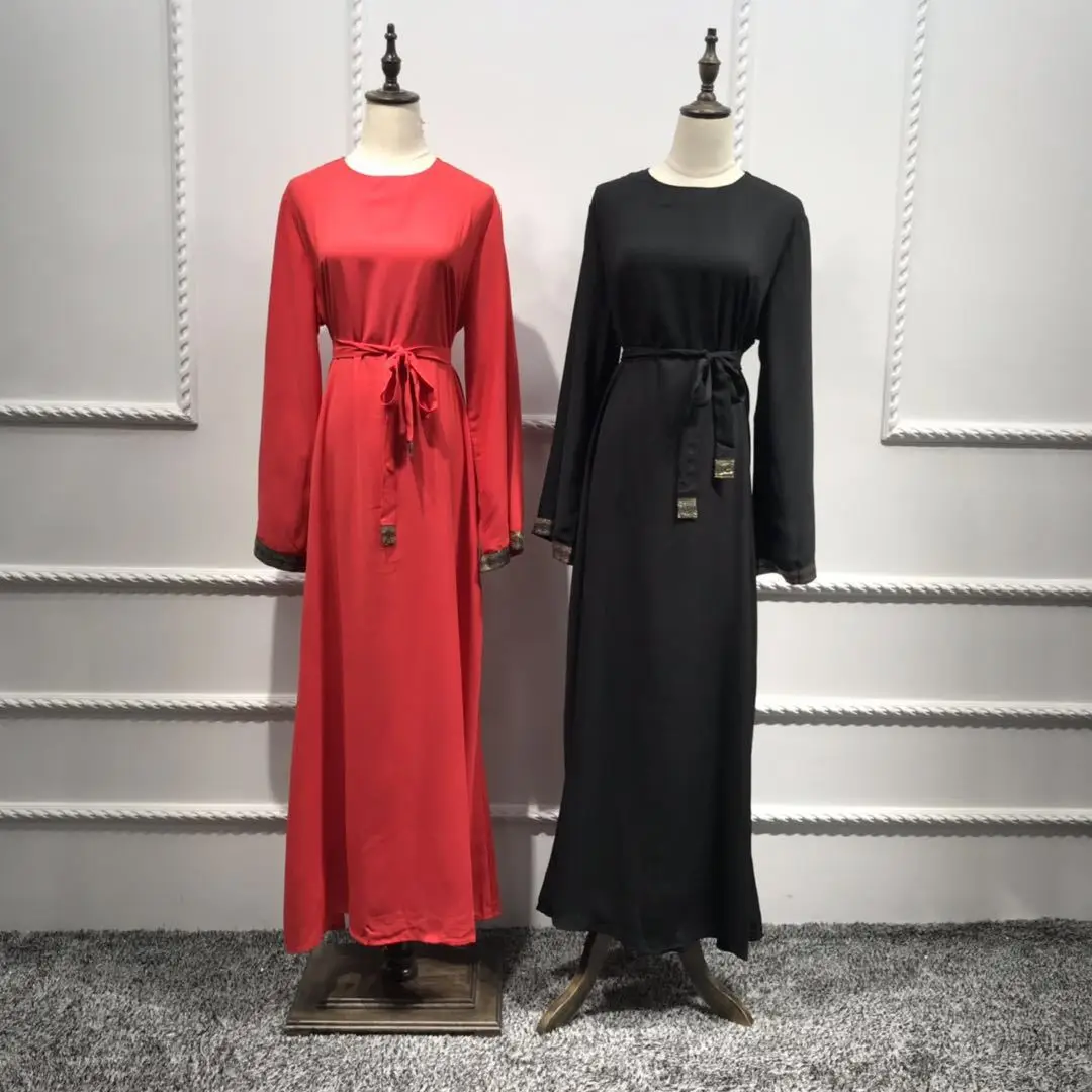 Мусульманское арабское турецкое платье Среднего Востока гладкое