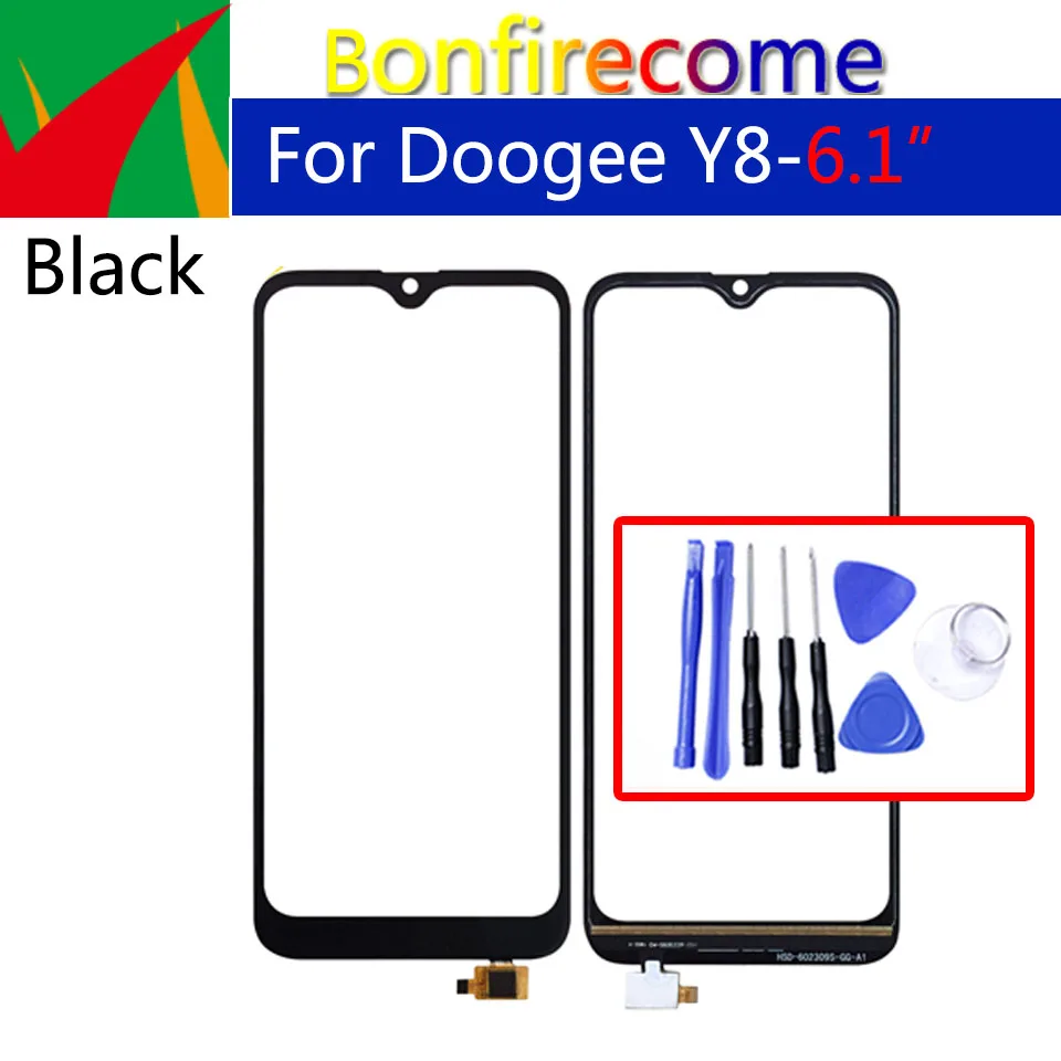 Сменный сенсорный экран Для Doogee Y8 6 1 дюйма без ЖК дисплея|Сенсорные панели