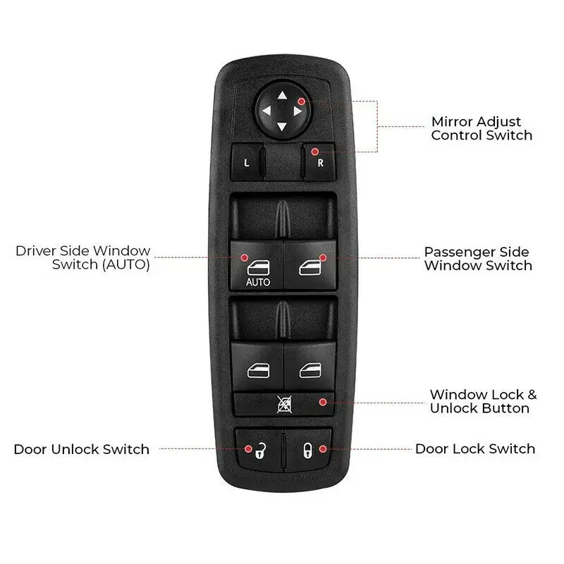 Автоматический переключатель стеклоподъемника New Power Master 4602632AH 4602632AF 4602632AG для Dodge