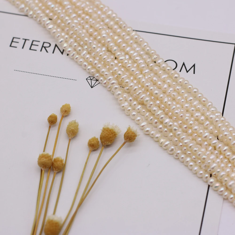 

Натуральный пресноводный жемчуг 1 шт., круглый белый бисер 2-2,5 мм для изготовления ювелирных изделий, ожерелье, аксессуары «сделай сам», очар...