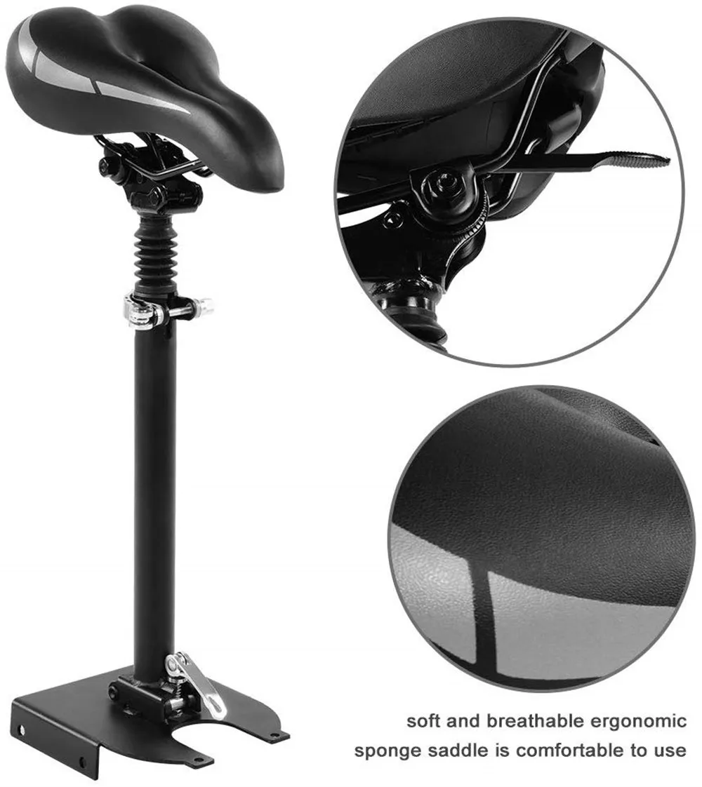 M365 Xiaomi Electric Scooter Seat, Adjustable Electric Scooter Seat Saddle Shock Absorbing Seat Comfortable Chair Scooter Saddle