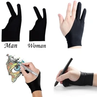 professional free size artist drawing glove for graphic tablet right left hand