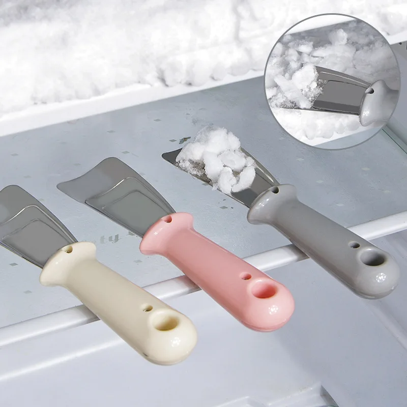 

Kitchen Clean Gadget Portable Useful Fridge Accessories 1PC Defrosting Shovel Stainless Steel Freezer Ice Scraper Deicing Tool