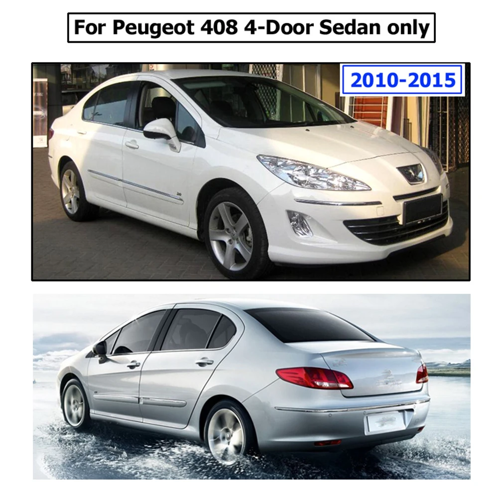 Для Peugeot 408 седан брызговики брызговик 2010 2015 крыло 2011 2012 2013 2014 спереди и сзади
