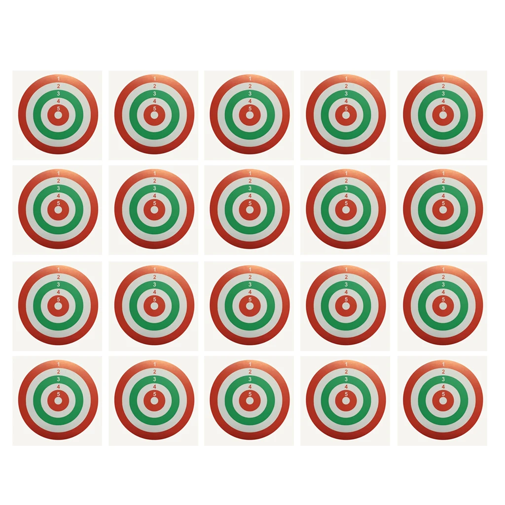 

20 Packs Paper Target Square Practice Paintball Training Sheet 14*14cm