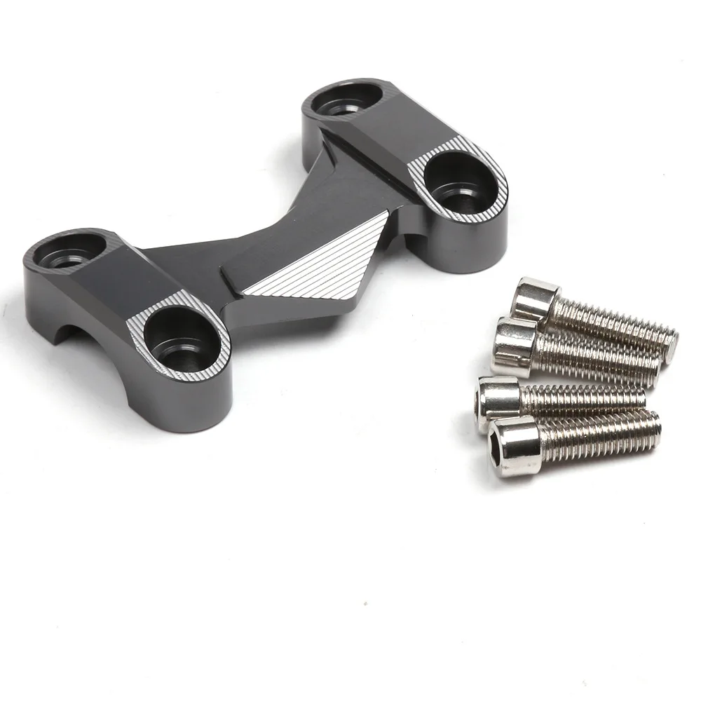

For kawasaki Ninja Z125 Z 125 Handlebar Risers Top Cover Handle Bar Fat Bar Riser Mount Clamp 2015 2016 2017 Motor Accessories