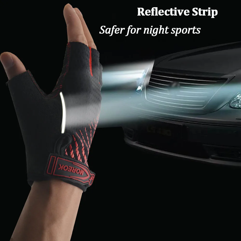 

Cycling Gloves Bicycle Half Finger Gloves Men Women Summer Sports Shockproof Bike Gloves Breathable Outdoor Gloves