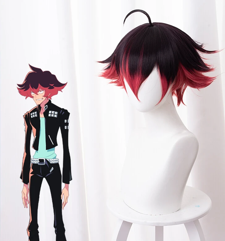Парик Gueira для косплея аниме PROMARE 33 см короткие термостойкие синтетические волосы