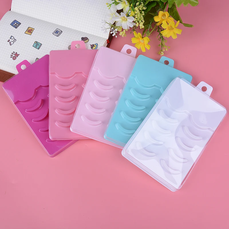 Новый ящик для хранения ресниц Пластиковый пустой футляр Контейнер держатель 5