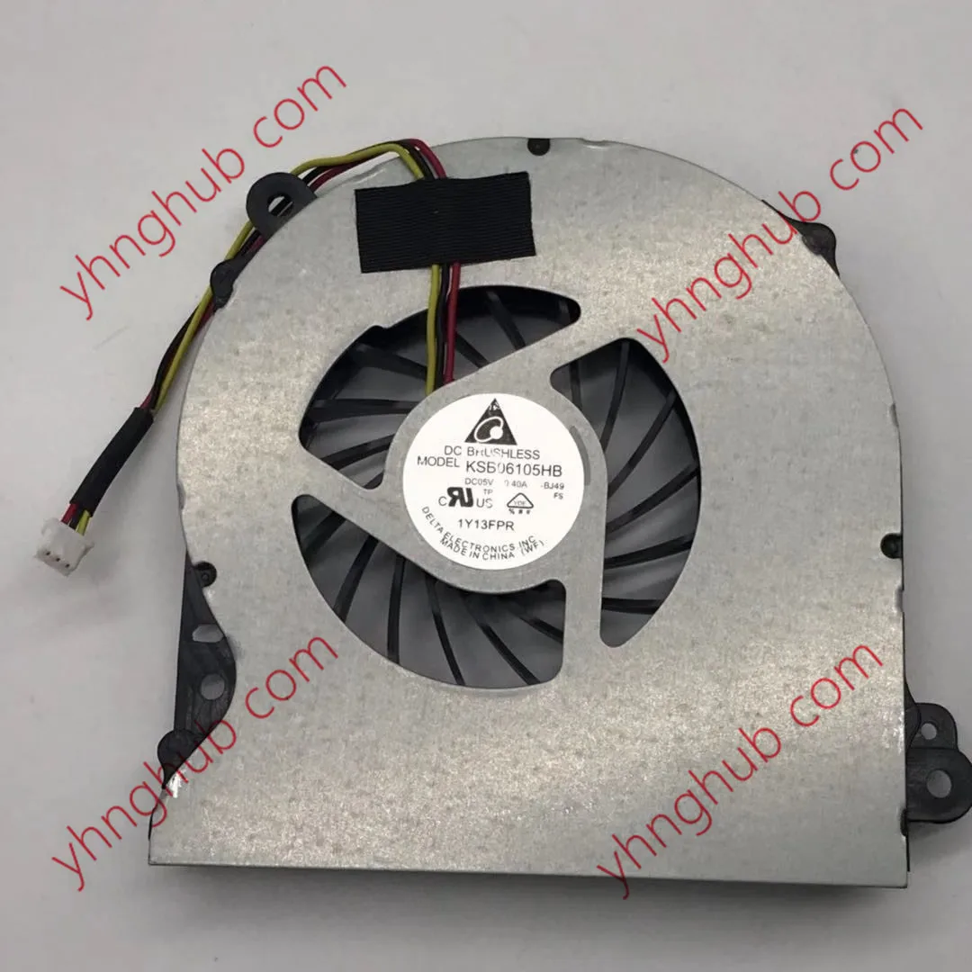 

Delta Electronics KSB06105HA DC 5V 0.40A 3-Wire Server Laptop Cooling Fan