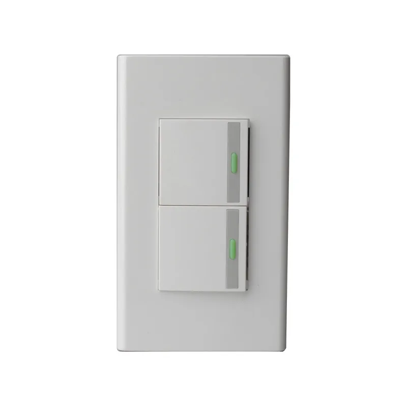 Панель переключателя 3 трехпозиционный люминесцентный переключатель двойного