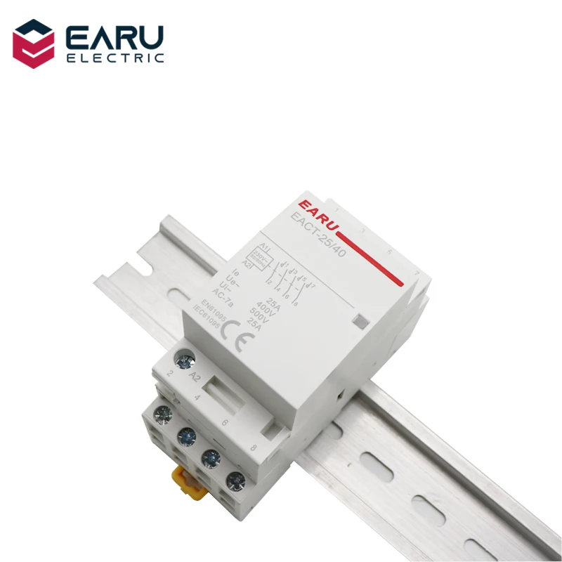 Модульный контроллер переключателя контактора переменного тока 4P 16 25 А 220 В 230 50/60