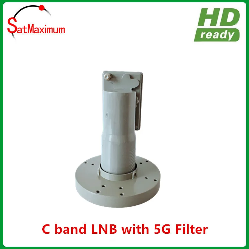 С высоким коэффициентом усиления C band LNB с 5G фильтр один кабель решение
