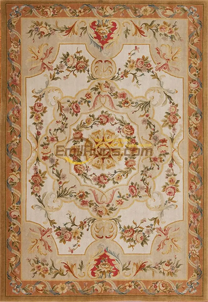 Один из видов ковров Уникальный дворцовый французский ковер большой винтажный