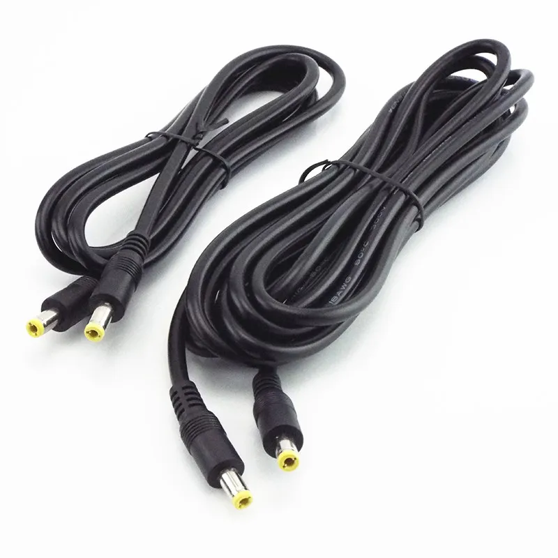 12V 5 мм X2.5mm штекер Мощность Кабельный разъем 0 м 1 3 DC кабель со штыревыми