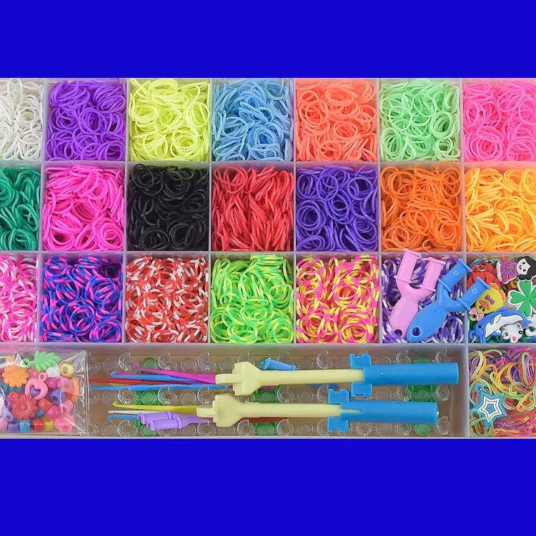 Diy игрушки резиновые браслеты браслет для детей Резиночки волос резиночки рефилл