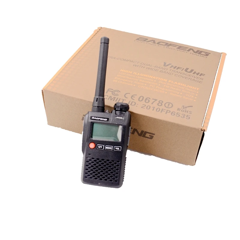 Портативное двухдиапазонное радио Baofeng UV 3R Mini 5 Вт 136 174/400 520 МГц|Рации| |