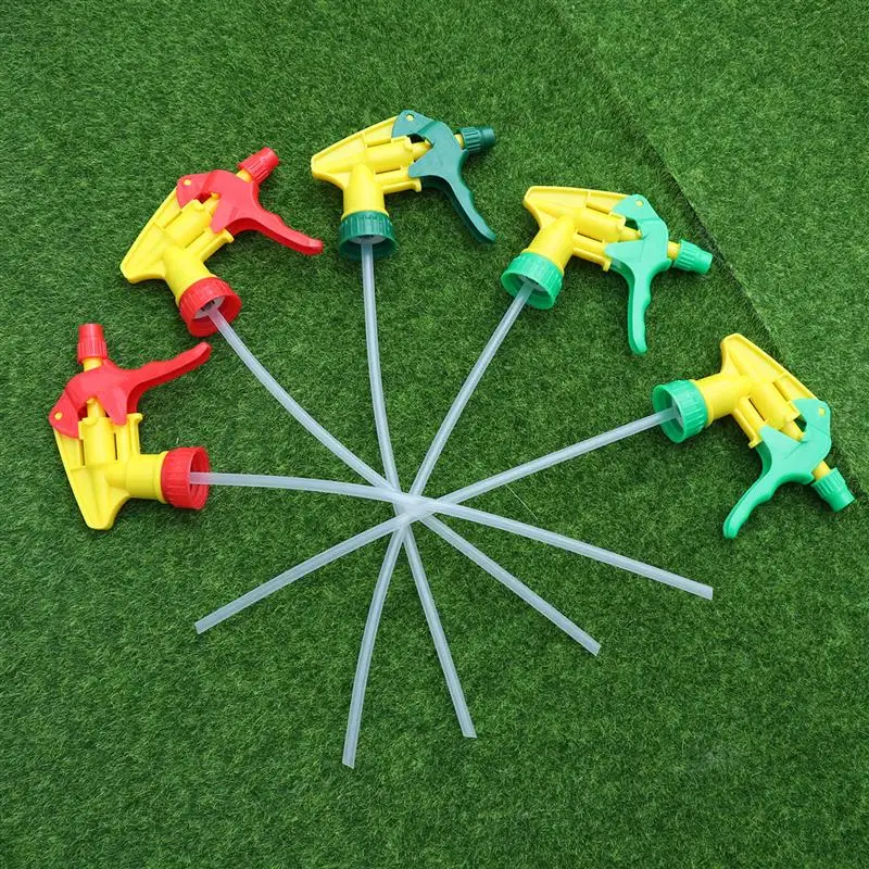 

10 Pcs Universal Spray Bottle Trigger Replacement Spray Nozzles Thicken Sprayer Replacement Trigger Spray Heads (Random Color)
