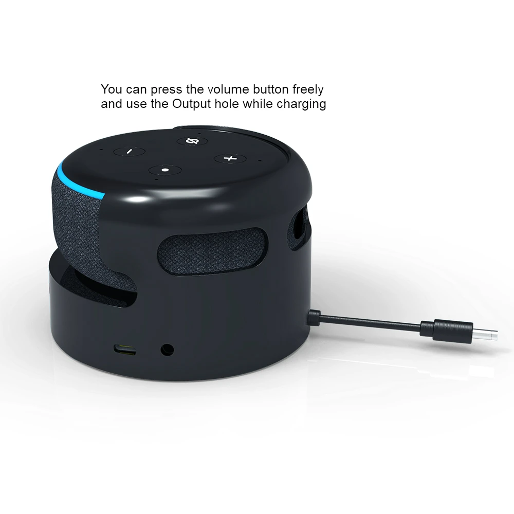База аккумуляторная для Echo Dot 3-го поколения портативное зарядное устройство