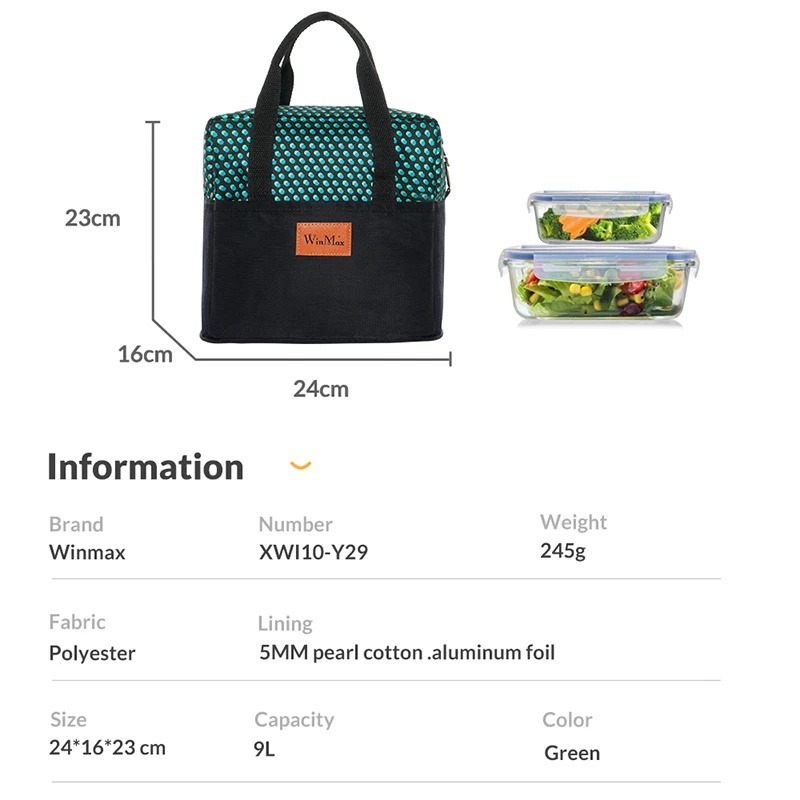 Winmax брендовый детский холодильник Icepack коробка для еды сохраняющие свежесть