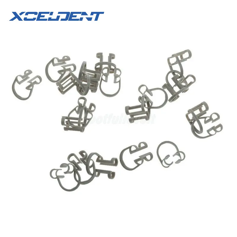 20шт./пакет пластиковый держатель для ватных рулонов одноразовый зажим