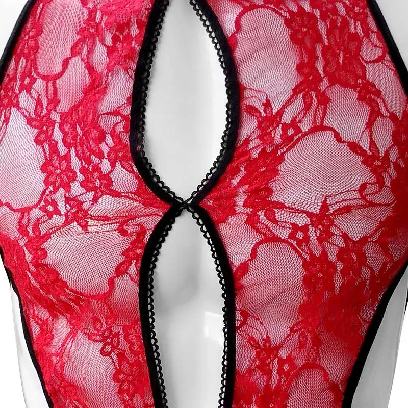 Sissy комбинация Экзотическая одежда прозрачное сексуальное женское белье мужское