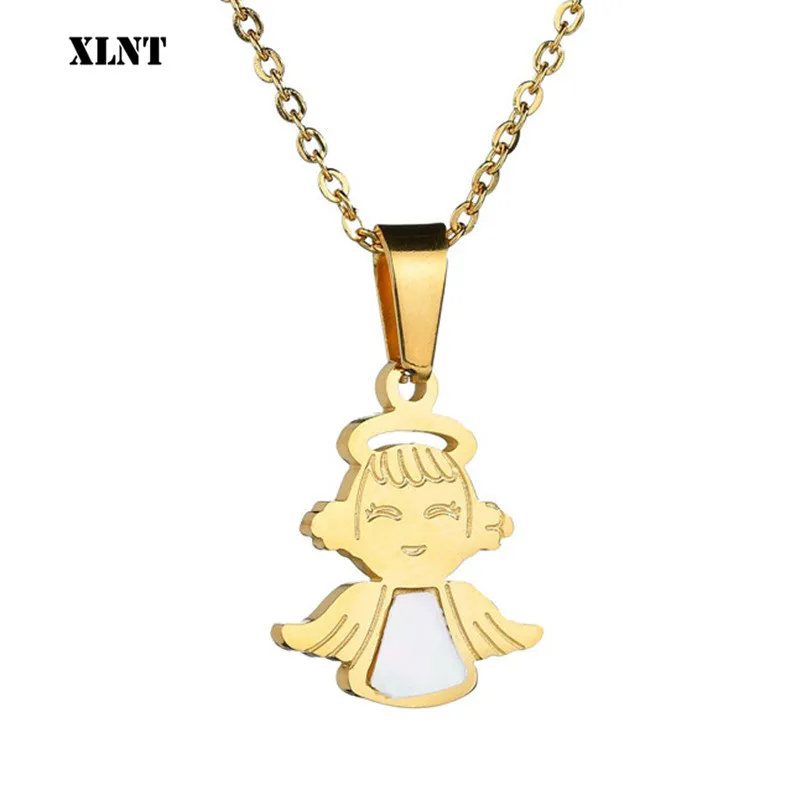 Женское ожерелье с подвеской из нержавеющей стали|Ожерелья подвеской| |