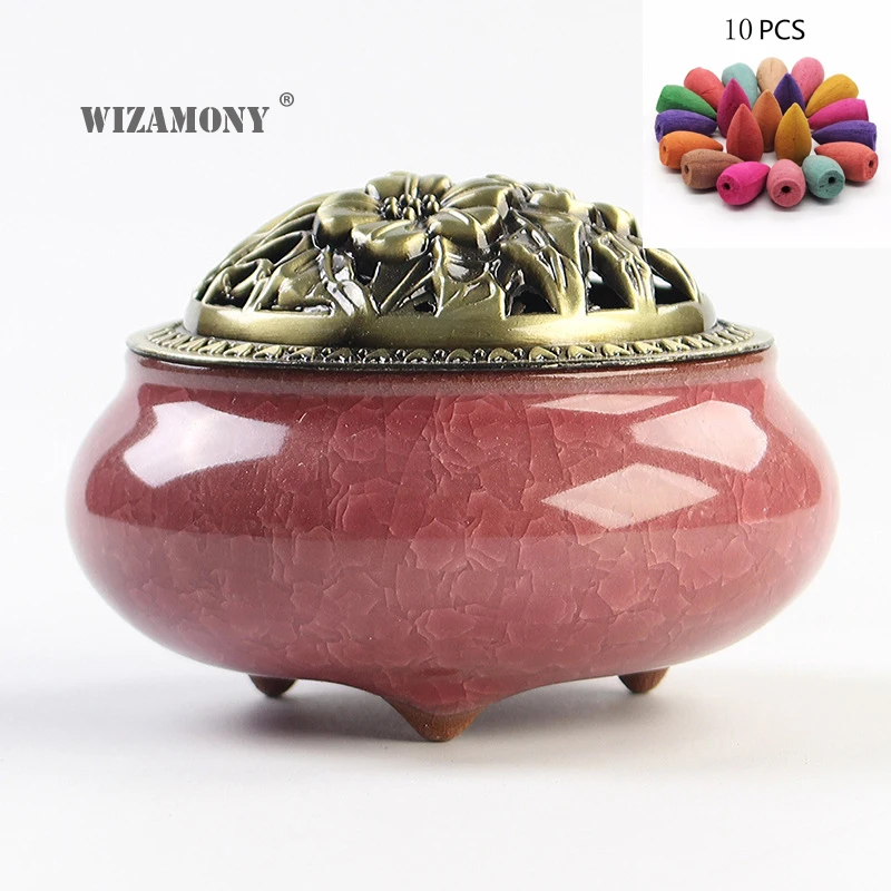 Новое поступление керамическая курильница WIZAMONY сплав мини-курильница из