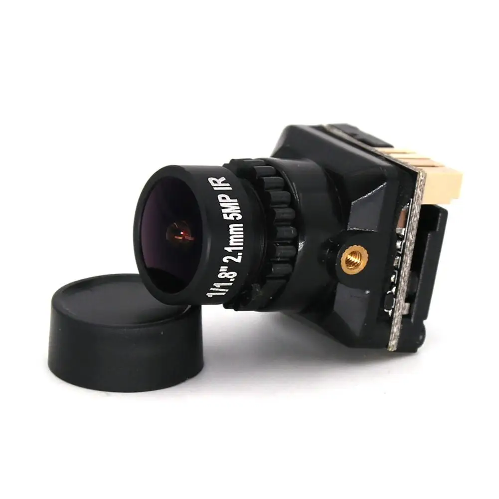 

FPV Camera 1/1.8 800TVL HD CCD 2.1mm 5MP OSD Button DC 5-.30V NTSC PAL Adjustable Angle Switchable Camera for RC Quadcopter