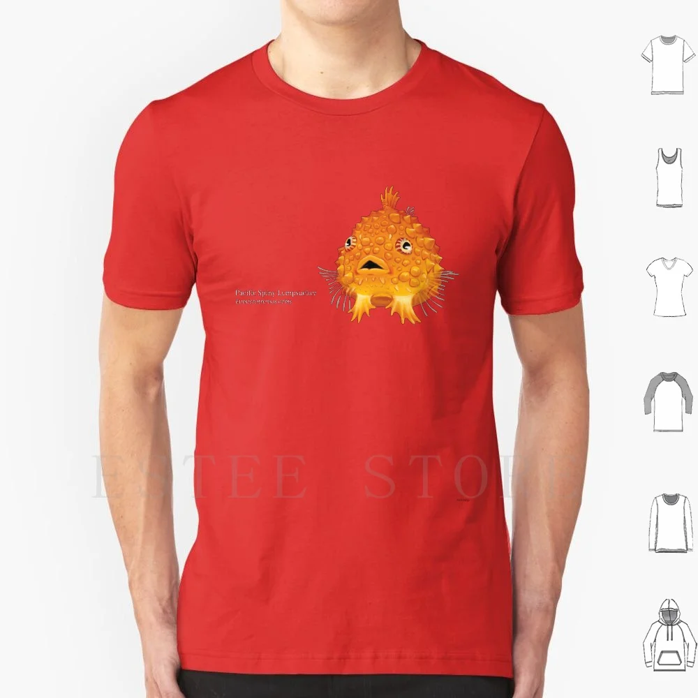 Футболка с принтом Тихоокеанской спинни комсоски хлопковая рыба морской океан