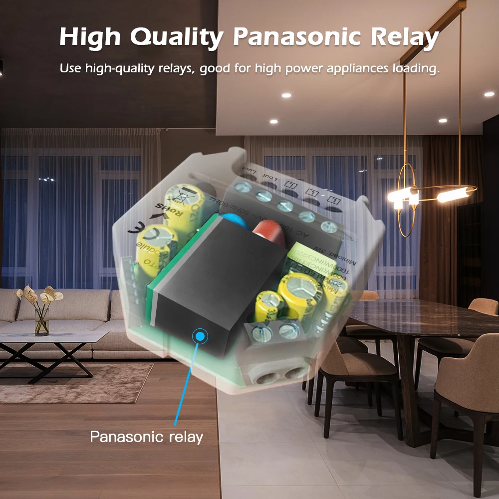 G led opto Smart Zigbee без нейтрального переключателя подходит для диммируемой