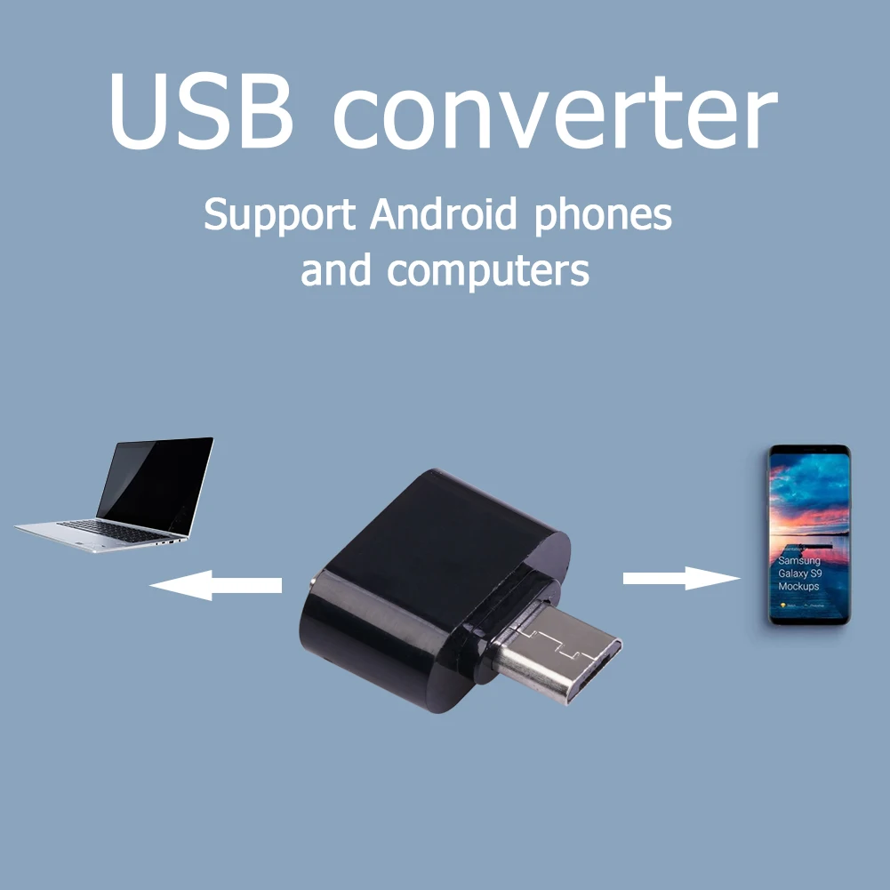Адаптер для Micro USB кабель передачи данных телефона Android переходник с 2 0 на OTG