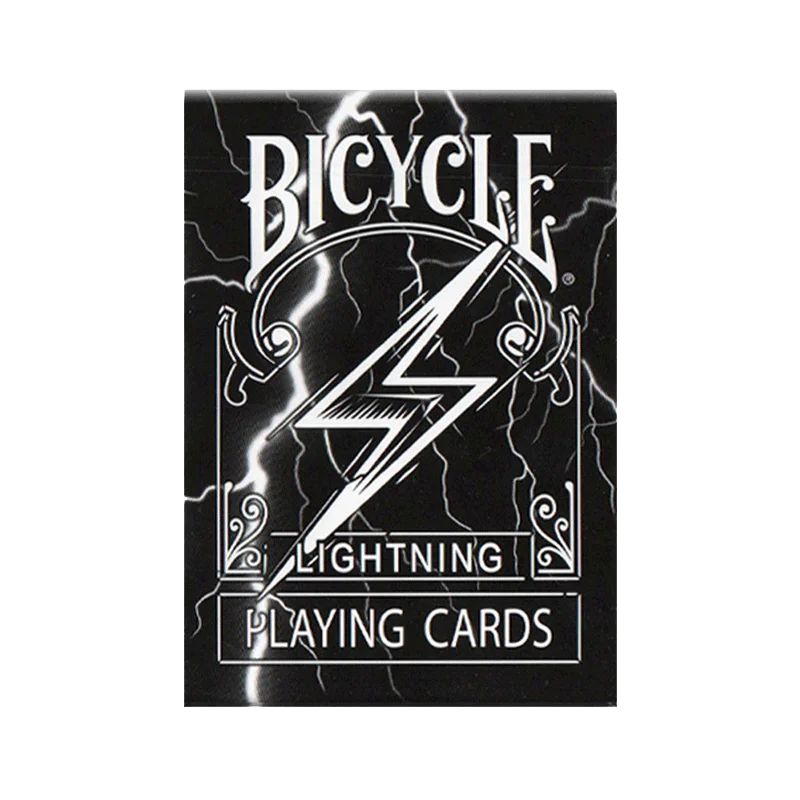 Велосипед покер молния игральные карты крутой цветок вырез креативные