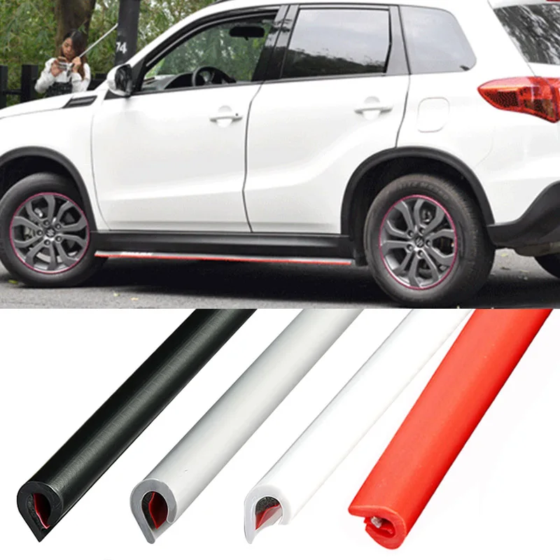 5 м/10 м автомобильные дверные уплотнительные полосы стикер уплотнительная лента