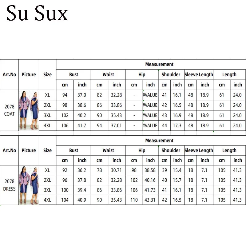

Plus Size African Dresses For Women Two Piece Set Dashiki Office Lady Long Sleeve Blazer Coat&Knee Length Dress Set Outfits