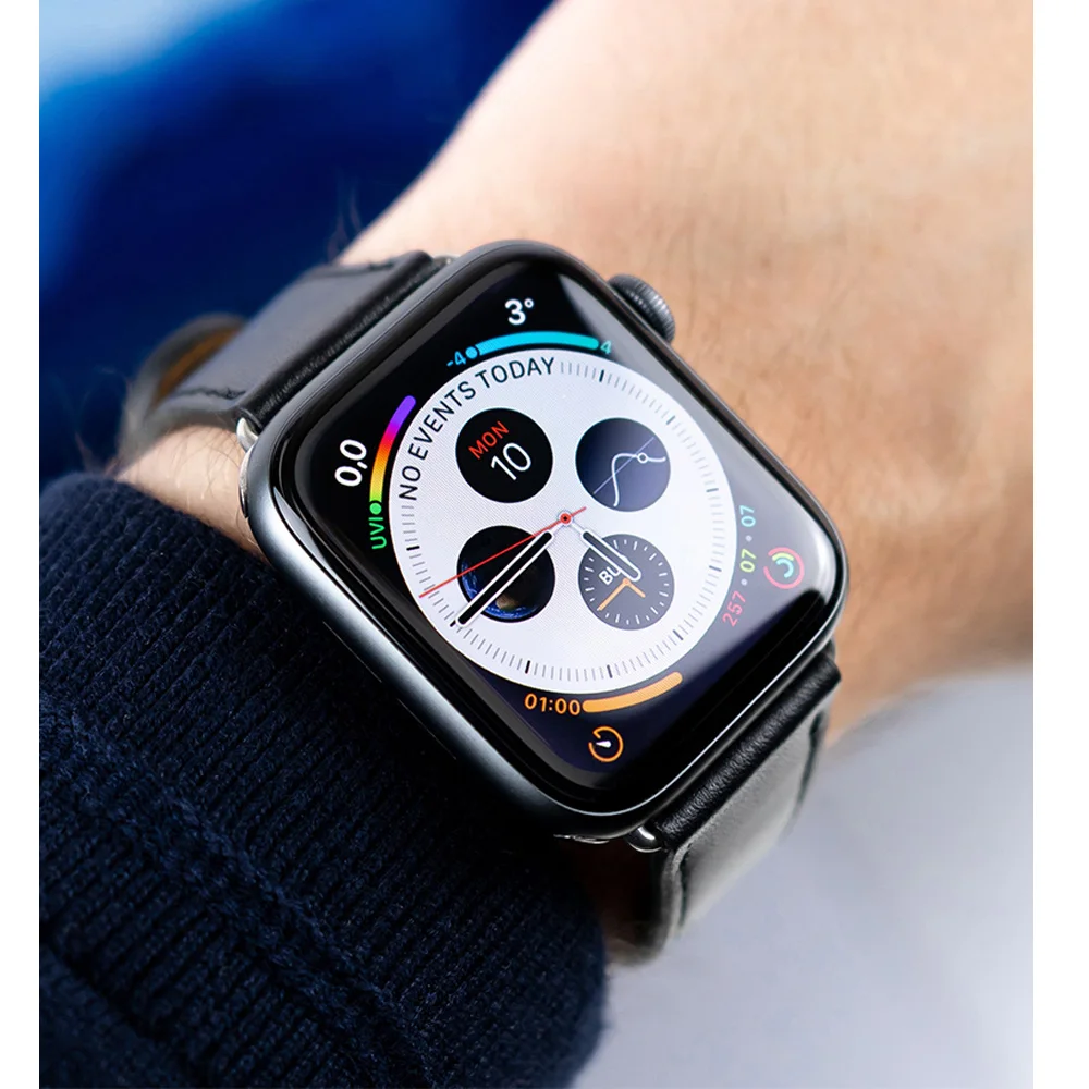 Защитная пленка HD для Apple Watch протектор экрана iWatch серии 3 4 5 SE 6 7 45 мм 41 44 40 42 38 (не