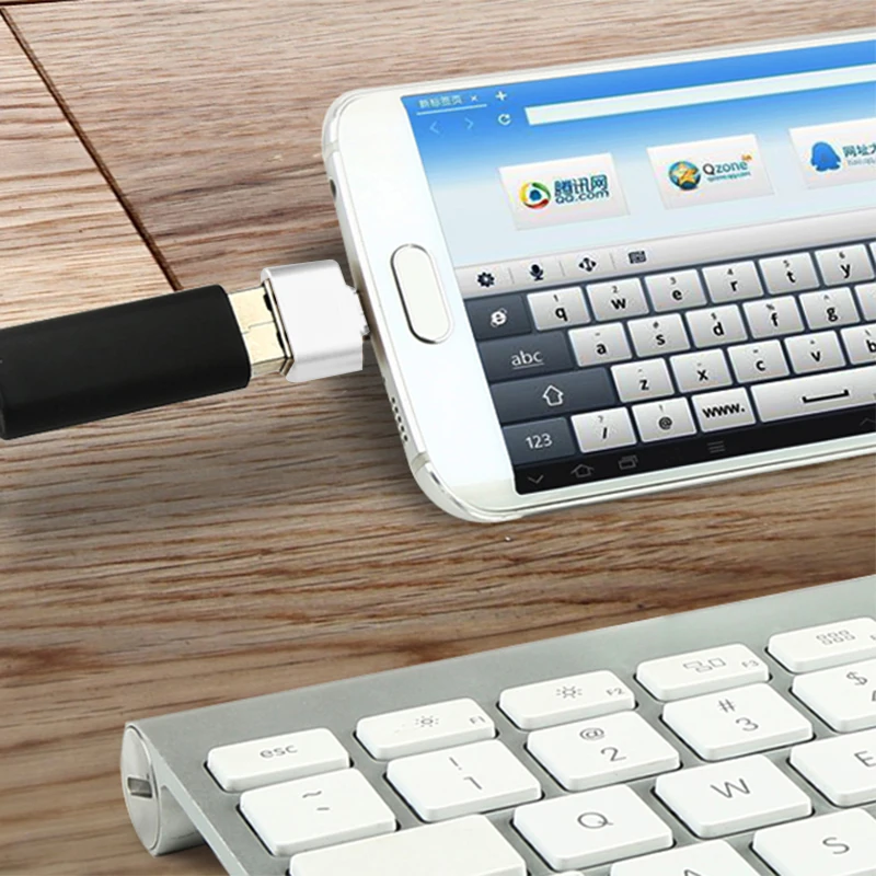 10 шт. Мини OTG USB кабель адаптер Micro к конвертер для планшетного ПК Android оптовая