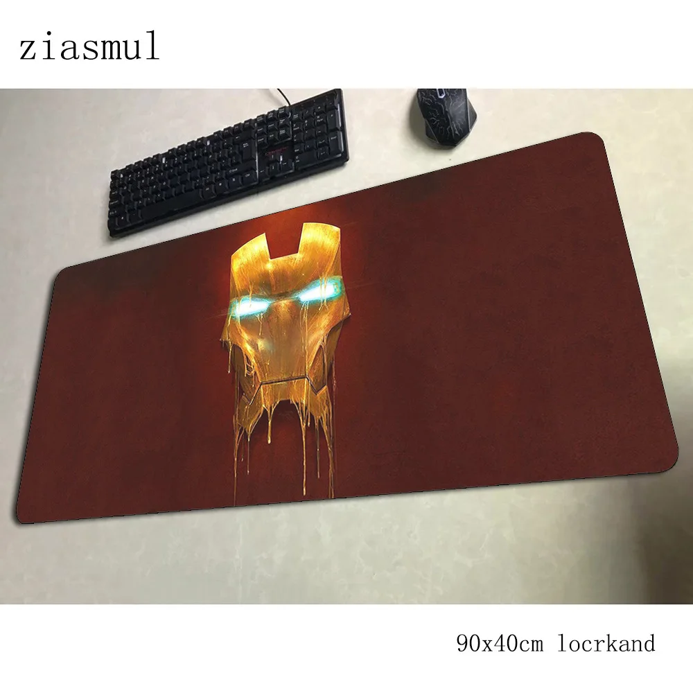 Iron Man mouse pad 90x40cm mousepads Popular gaming mousepad gamer best seller personalized mouse pads keyboard pc pad - Цвет: pattern 2
