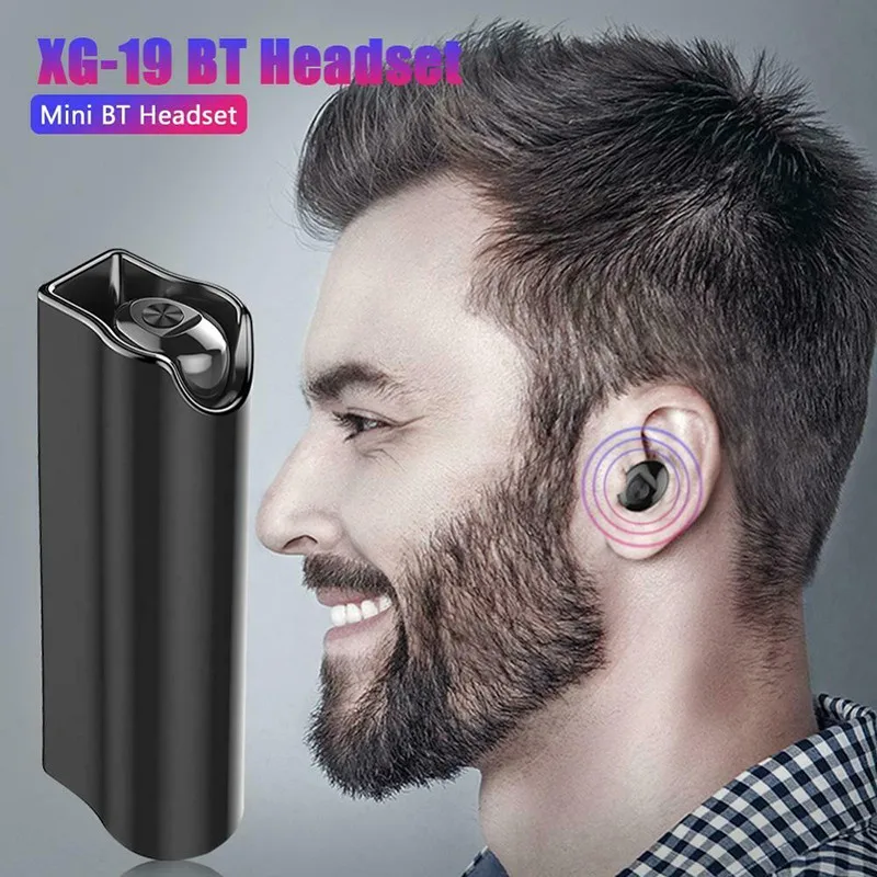 XG 19 TWS Bluetooth 5 0 беспроводные одиночные наушники с длительным временем ожидания