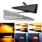 Последовательный Динамический светодиодный боковой маркер светильник Тель поворота для Renault avgek Espace IV Megane 2 Scenic 2 Vel Satis 02-09 Wind 10-13