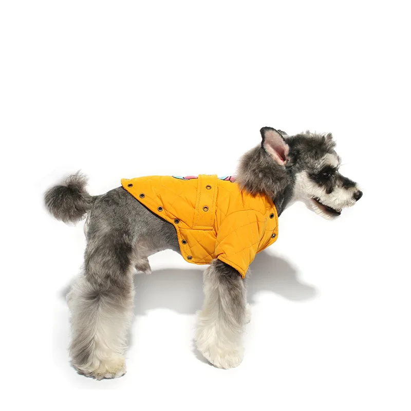 

Pet Cotton Coat Dog Clothes Plus Velvet Cotton Coat