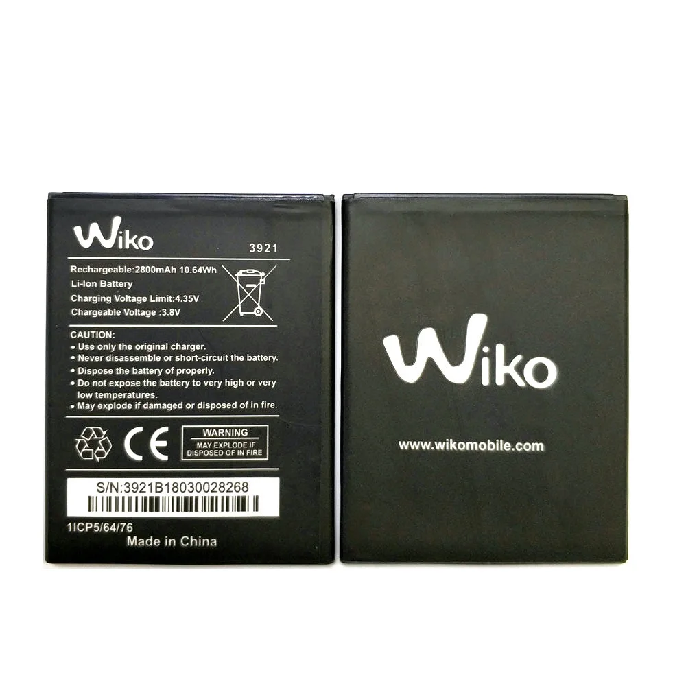 Новый 2800 мАч оригинальный высококачественный аккумулятор wiko 3921 для Wiko Lenny 5 robby 2