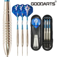goodarts professional point barrel darts needle indoor sports games 20g standard steel tip darts case aluminum shafts flight set