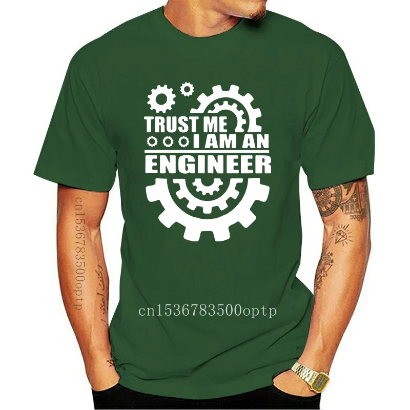 

New Funny Science 2017 Cotton Men T-shirts TRUST ME I AM AN ENGINEER T-shirts