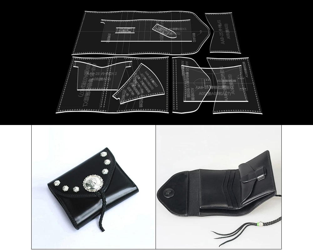 Акриловый трафарет лазерная резка шаблон Сделай Сам кожа ручная работа мини