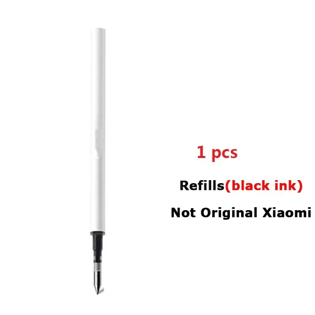 1pcs black ink Xiaomi Mijia, ручка-знак, 9,5 мм, прочные ручки для подписи, японские чернила, Premec, гладкая, PREMEC, Швейцария, черный, заправка, MiKuni - Цвет: 1pcs black ink