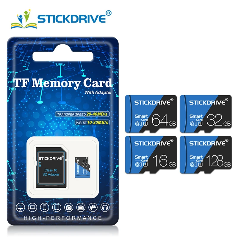 

Высокоскоростная карта Micro SD 16 ГБ 32 ГБ 64 Гб 128 ГБ 256 Гб класс 10 Флэш-карта памяти 8 Гб мини TF SD-карта для смартфона камеры